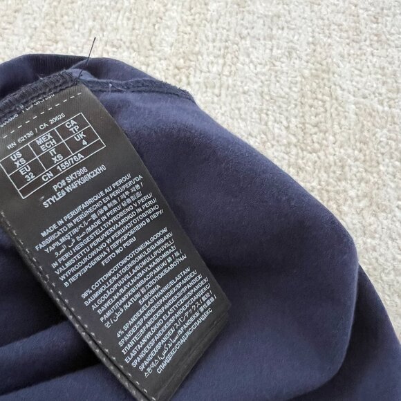 Guess Blue Cotton Cutout Bodycon Cocktail Mini Dress XS - Picture 8 of 9